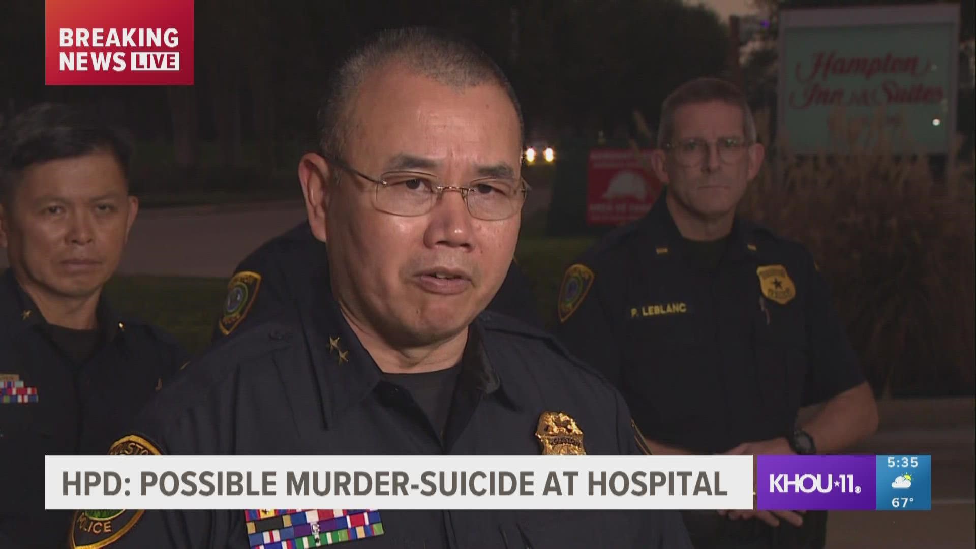 Two people are dead and Houston police believe it was a murder-suicide.