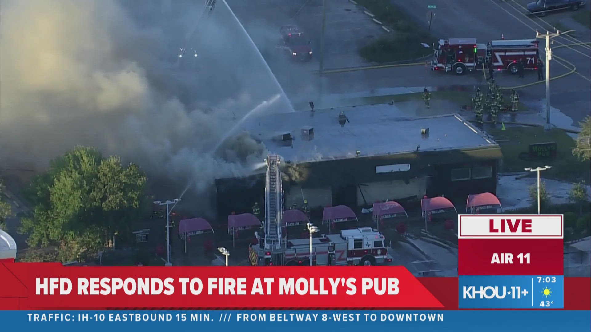 Breaking: Firefighters respond to a fire at a pub in the Clear Lake ...
