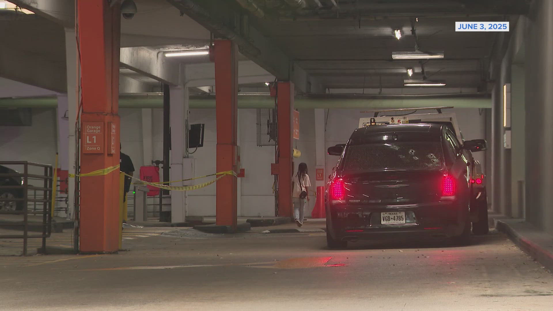 Anthony Sanders, 30, was shot and killed on June 3 during a dispute in the garage on Westheimer. 