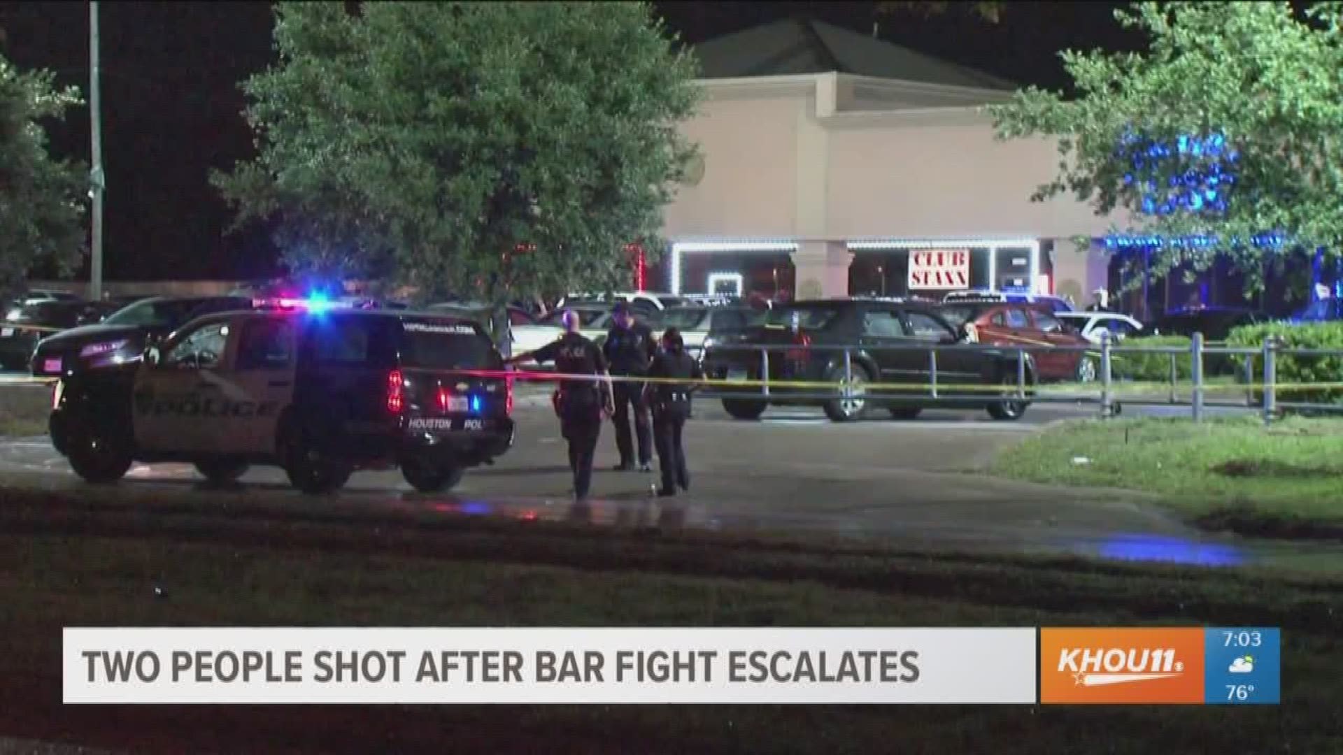 Two People Shot After Bar Fight Escalates | Khou.com