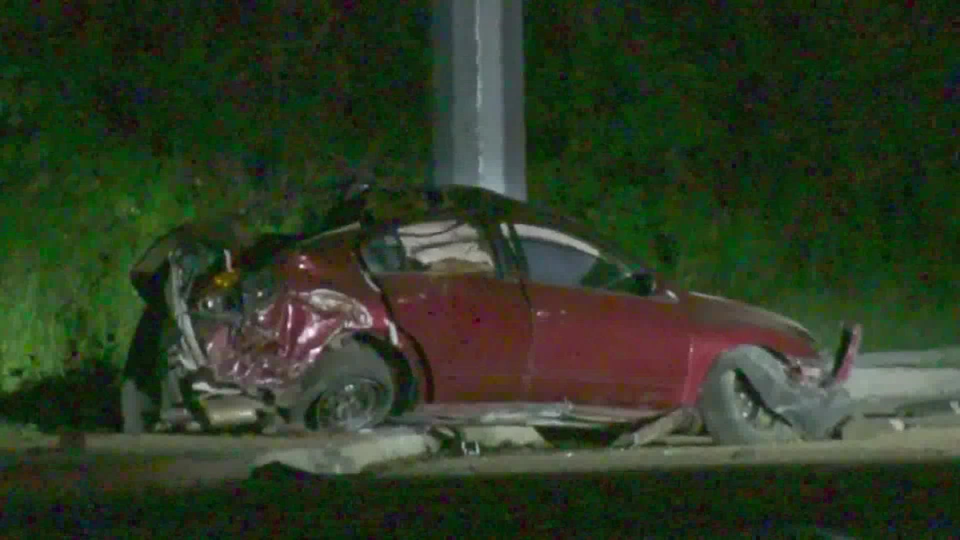 A high-speed chase ended in a deadly crash in north Houston early Tuesday, according to police.