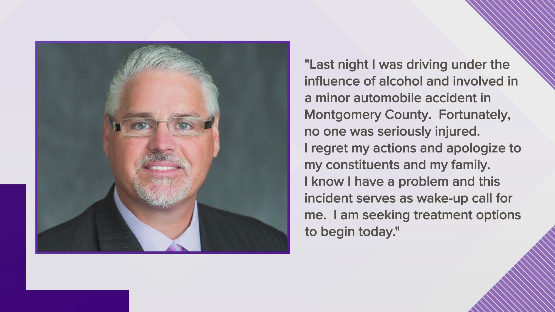 State Rep. Dan Huberty was arrested Friday night after driving while intoxicated and being involved in a crash, he confirmed on his Facebook page.