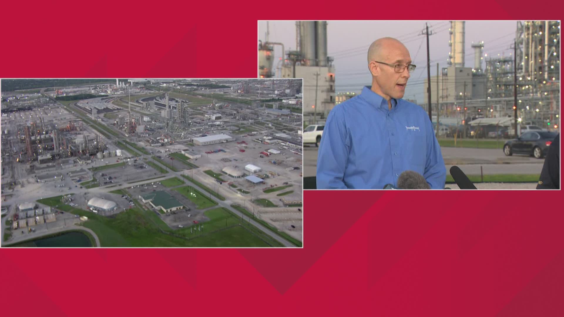 LyondellBasell officials said Wednesday they're fully cooperating with government agencies in investigating the cause of deadly chemical leak.
