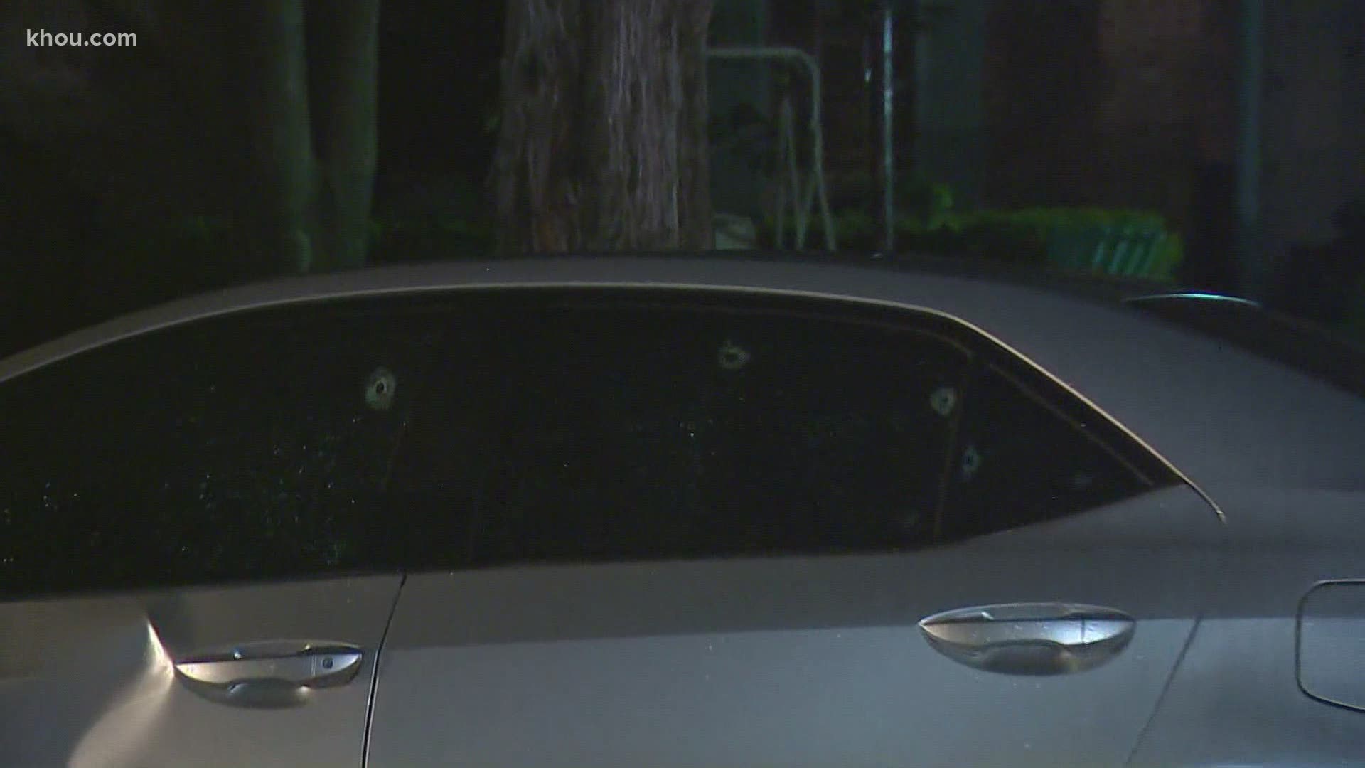 KHOU 11's Janel Forte reports a man in his 70s is lucky to be alive after someone fired several gunshots at a home and vehicle.