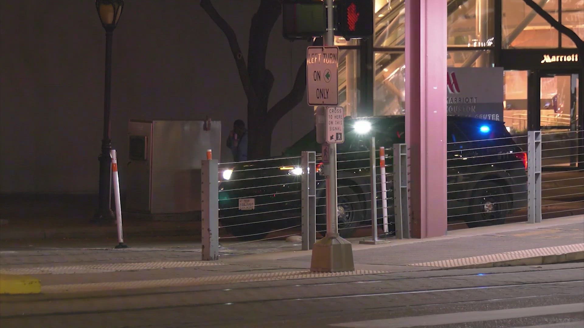 Houston police say several people were taken to the hospital after a METRO rail crashed into an ambulance in the Texas Medical Center Tuesday night.