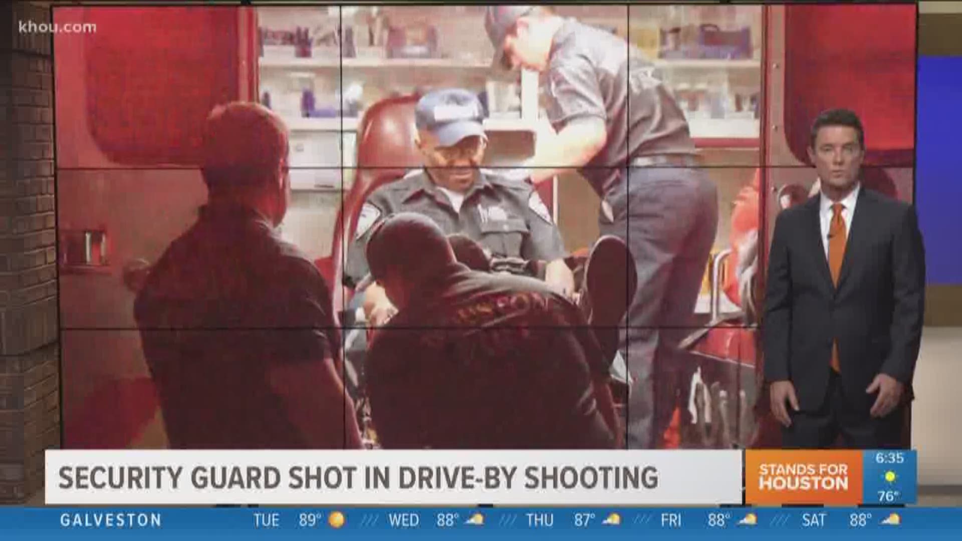 HPD: Security guard shot during drive-by at W Houston apartments | khou.com