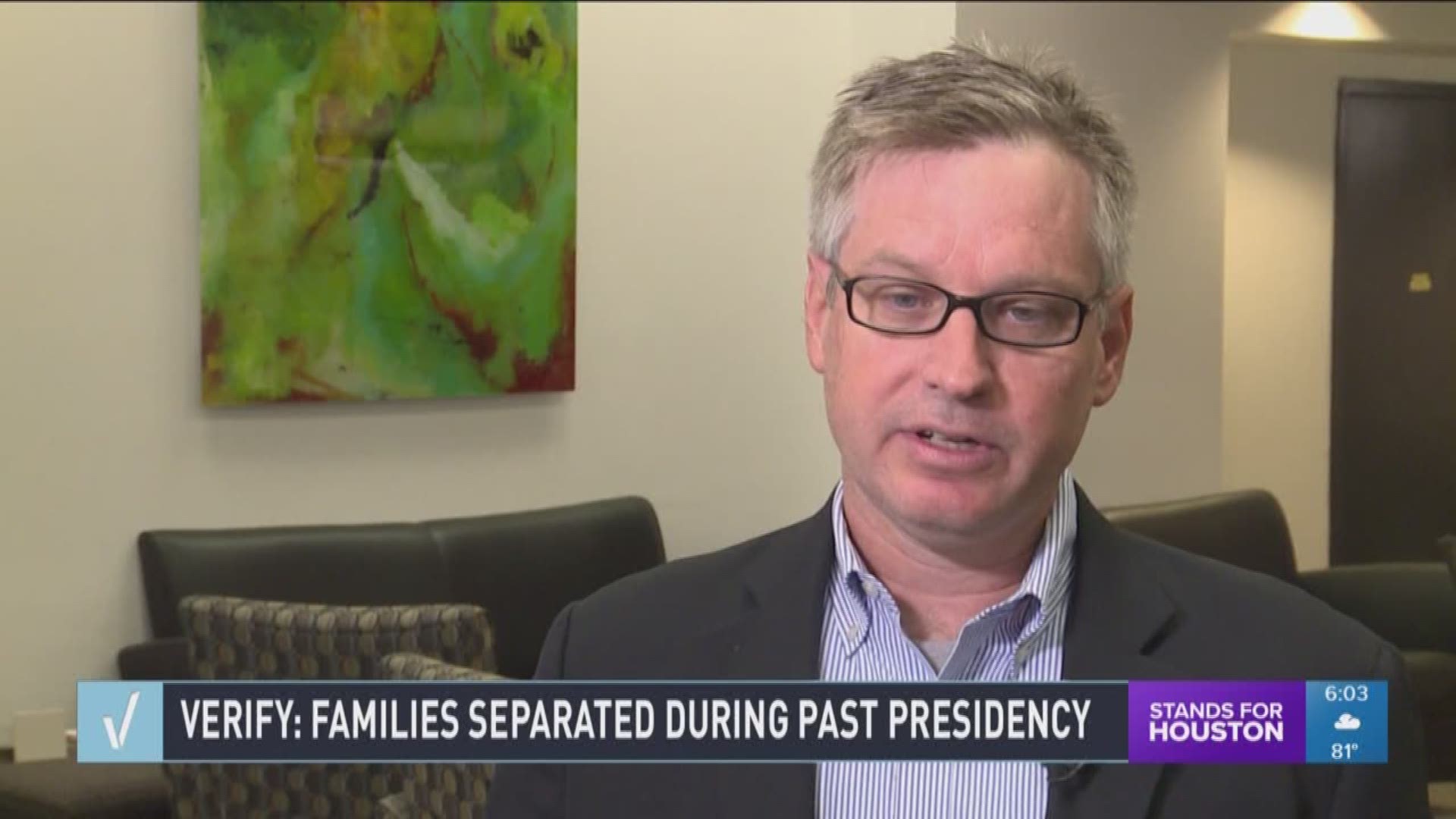 A KHOU 11 News viewer asked our Verify team to look into whether just as many families were separated during the Barack Obama presidency as they are in the Donald Trump presidency.