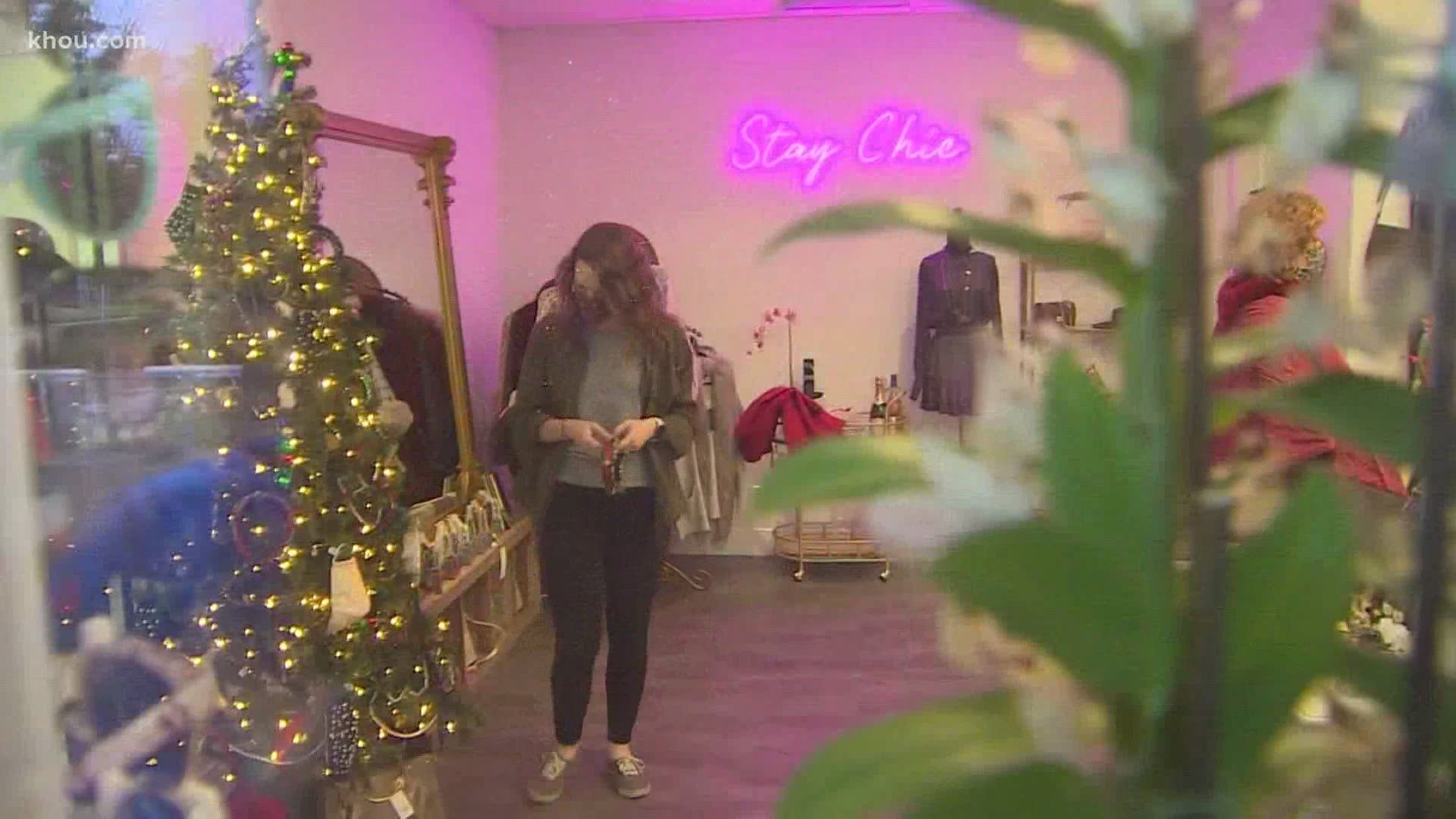 For some Houston stores on Small Business Saturday, the rain put quite a damper on their day.