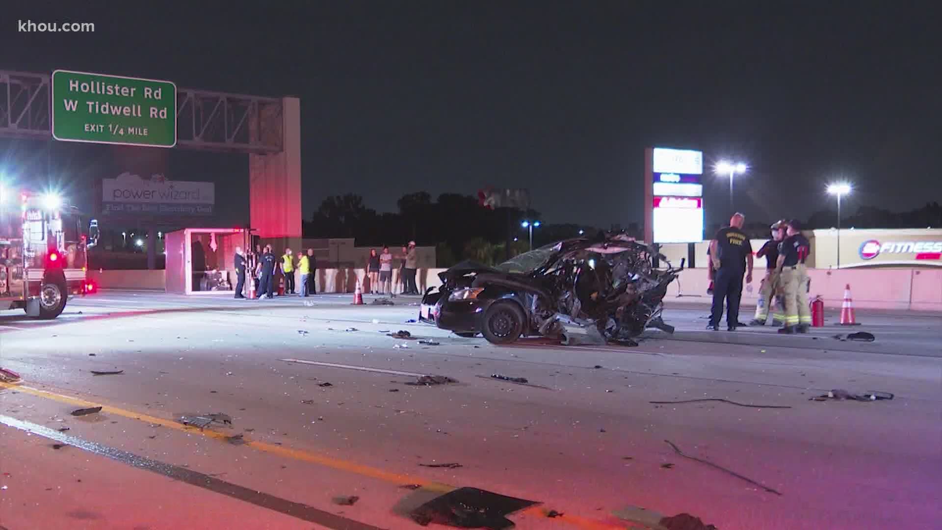 Raw Video Women Pulled From Crushed Vehicle After Crash On Highway 290 In Houston Tx Khoucom