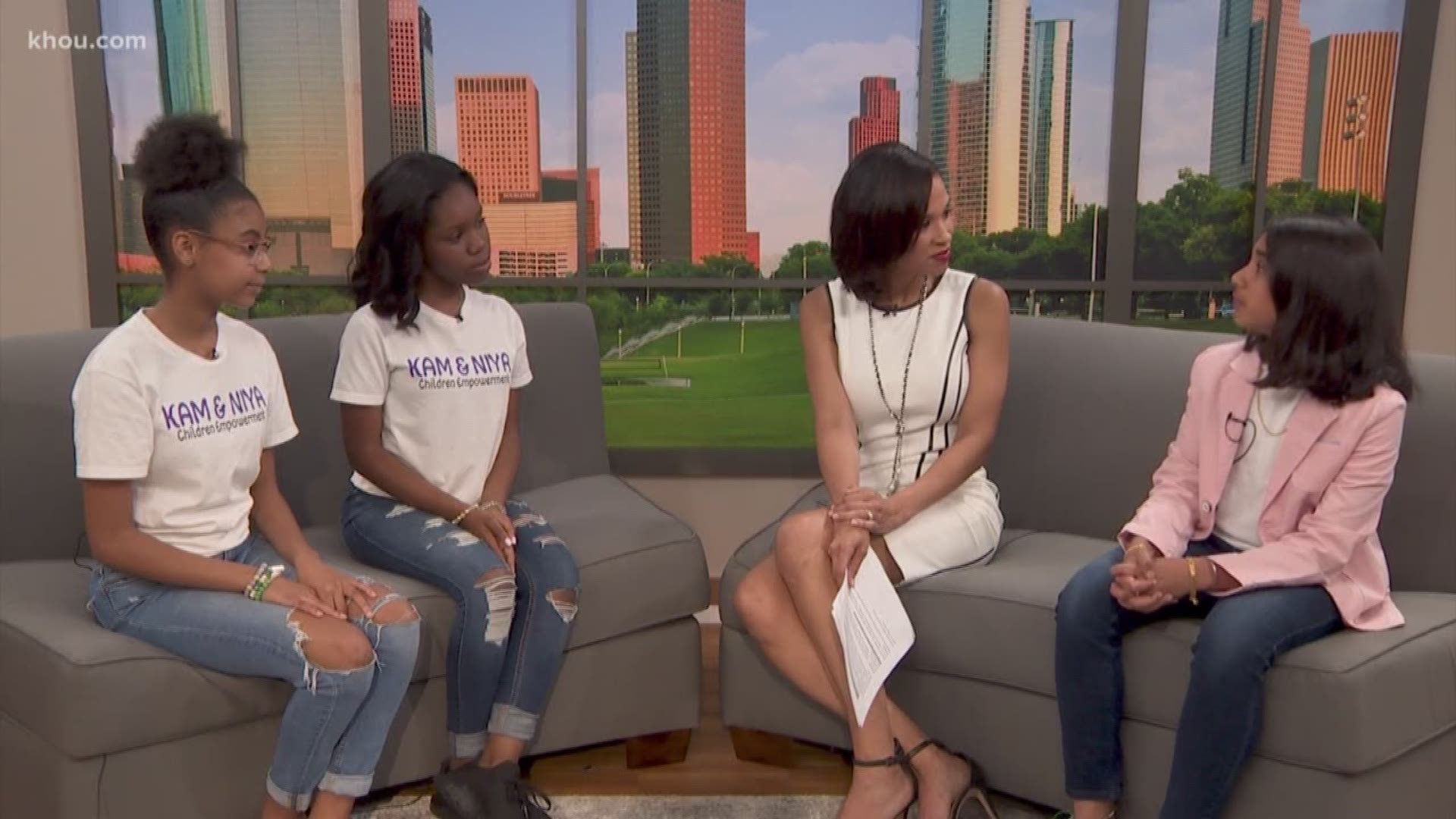 Give KHOU 11 Anchor Mia Gradney a minute for a preview of her latest podcast featuring three teens doing big things.