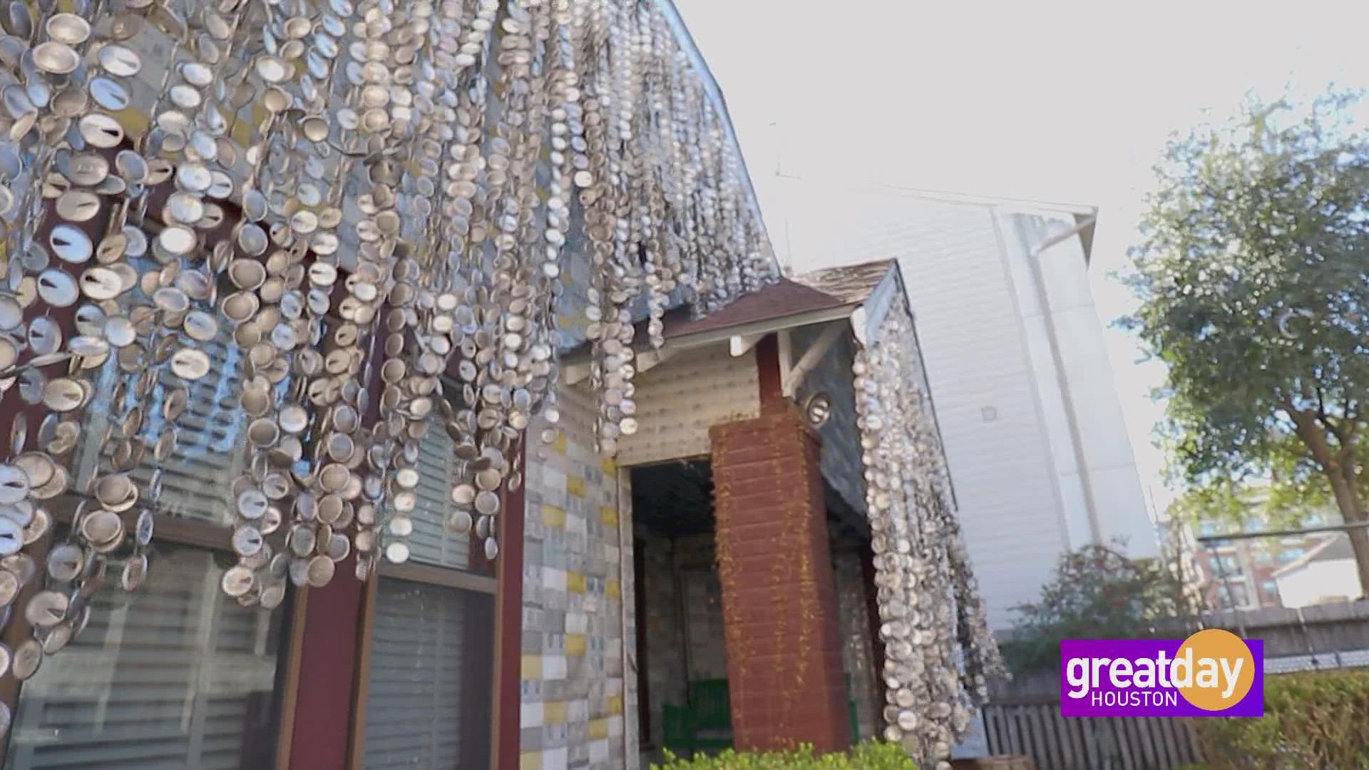 A look inside Houston's Iconic Beer Can House created by John Milkovisch.