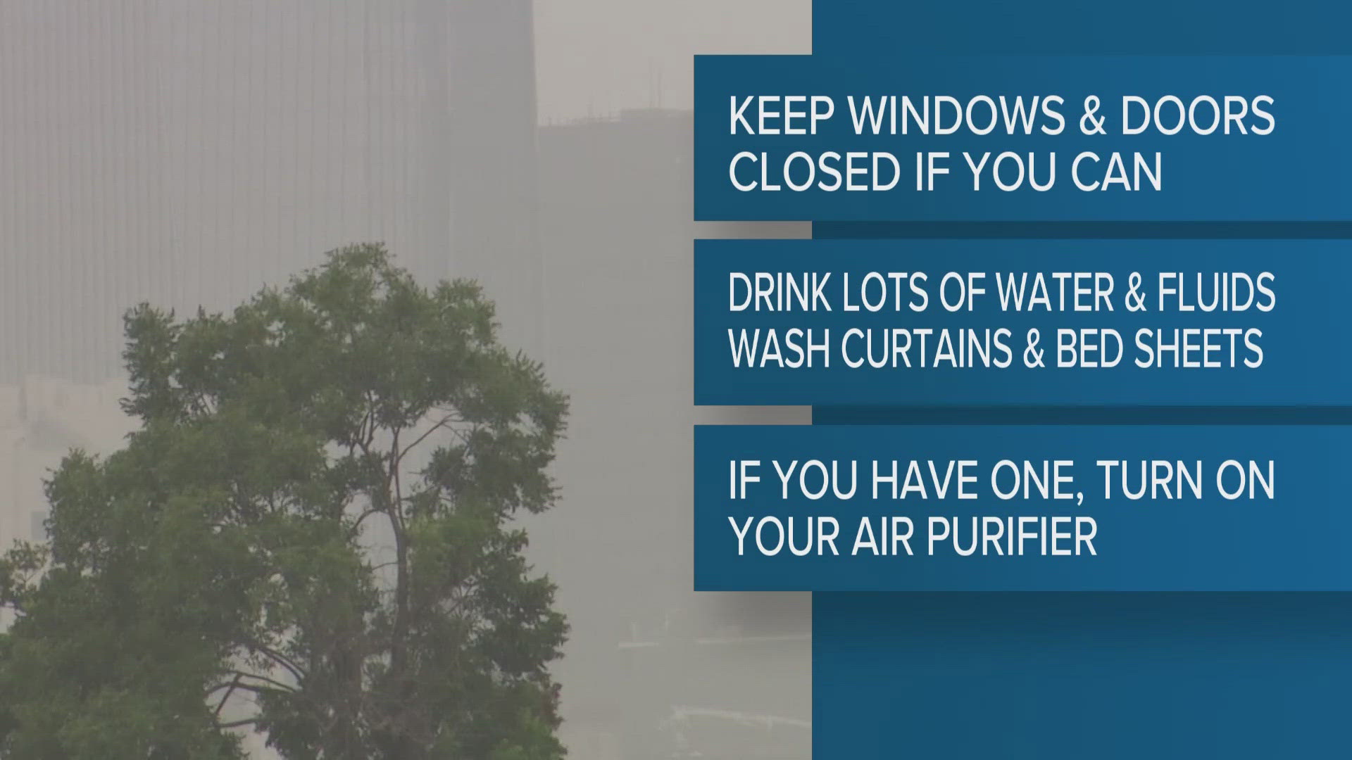 Saharan dust can make breathing difficult for those already dealing with asthma, COPD and other respiratory illnesses.