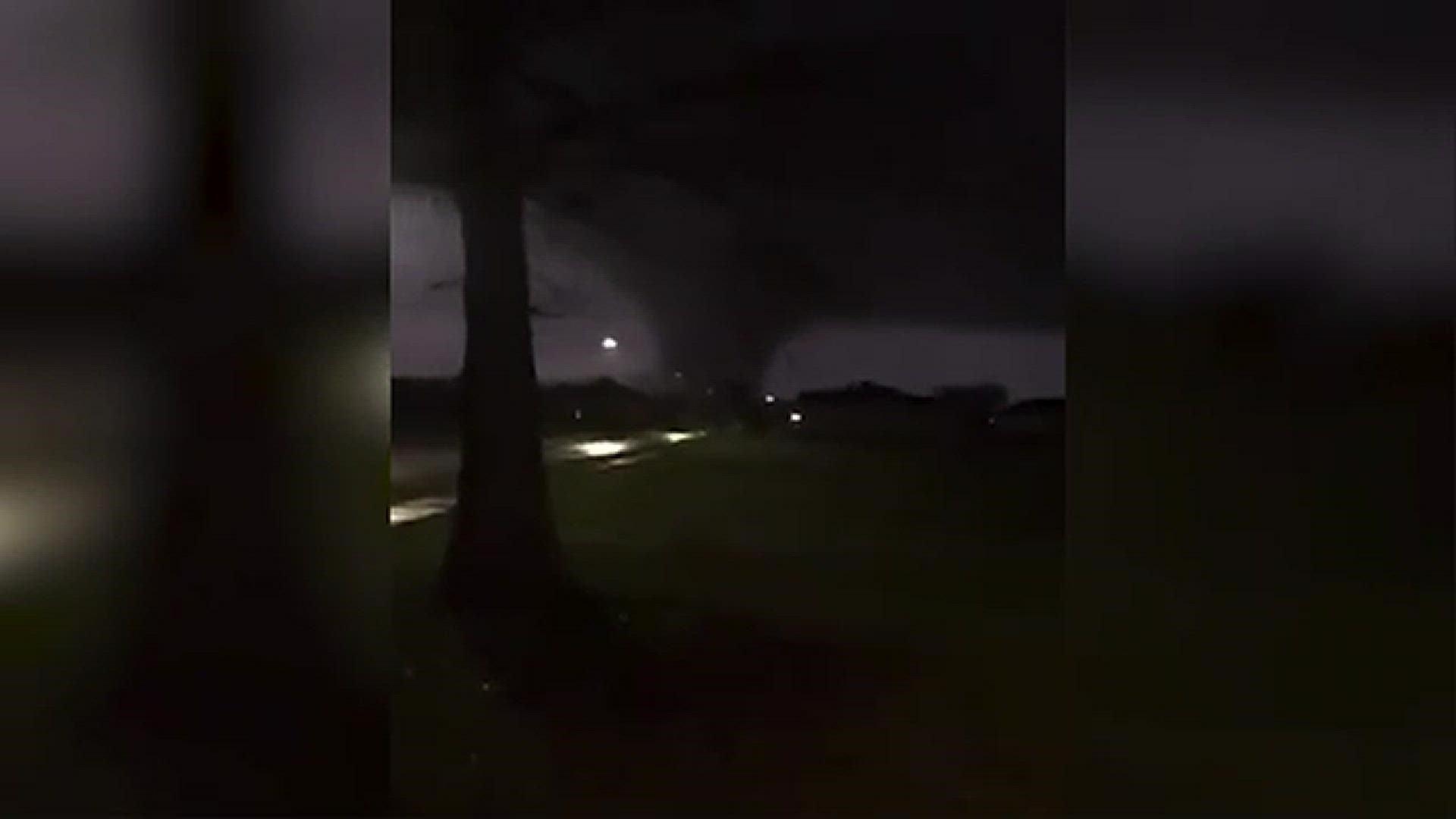 Our sister station in New Orleans, WWLTV, shared a video of a tornado in the Arabi area of St. Bernard Parish, Louisiana.