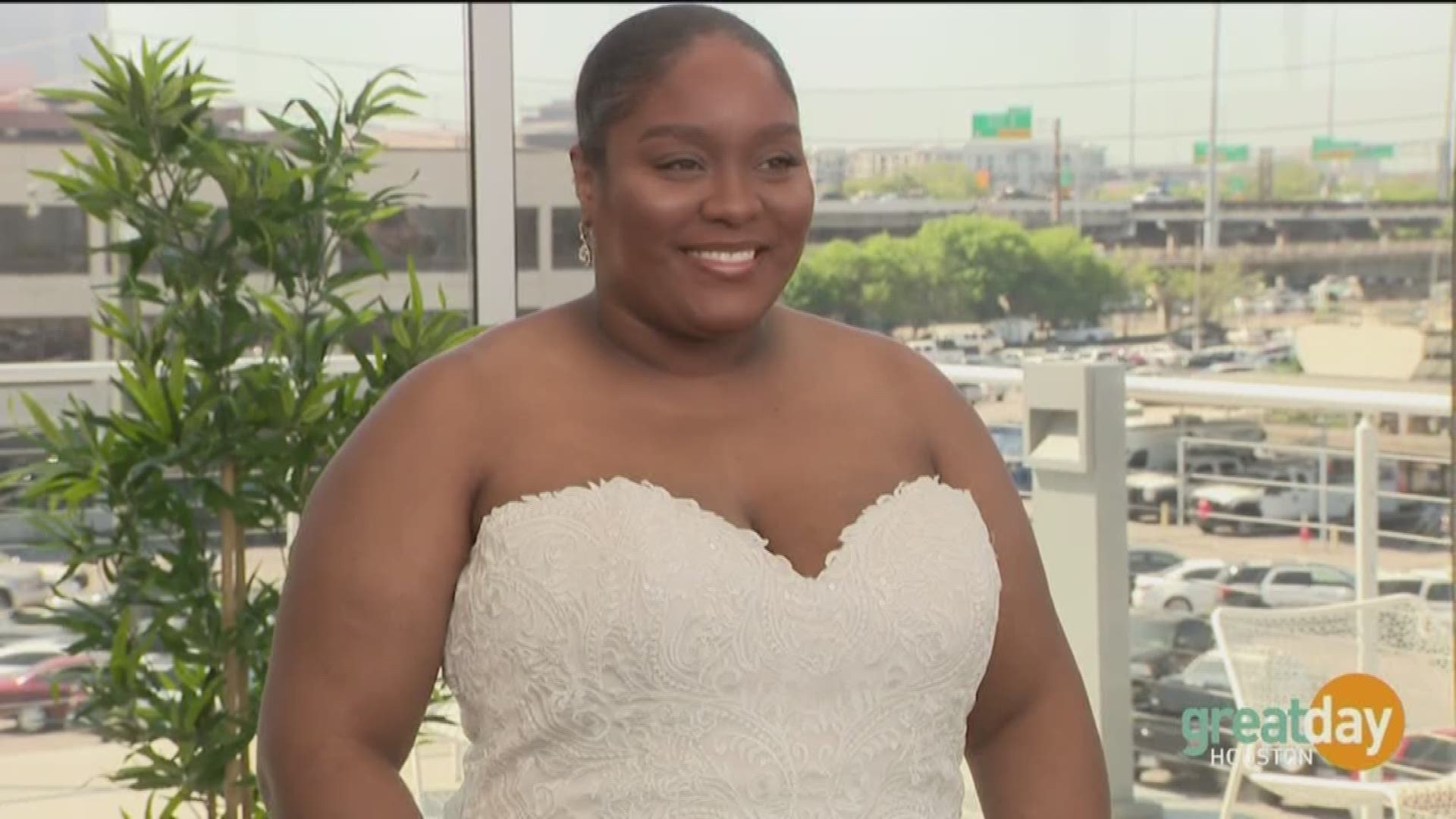 Nicole Derrick from Olivia's Bridal House shows off the latest wedding gowns for curvy brides. 