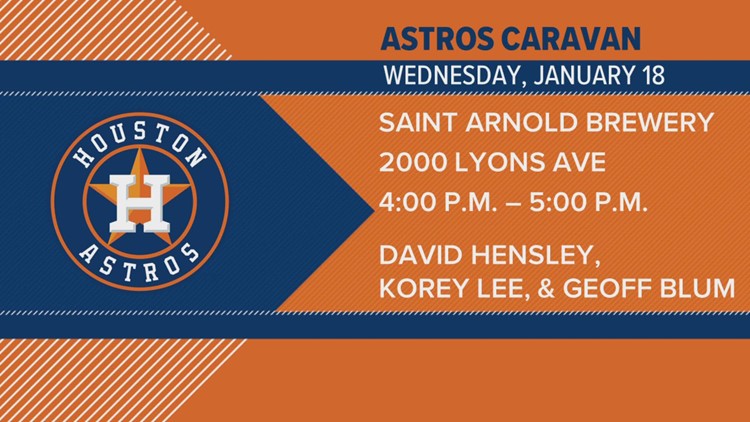 Astros caravan tour making stops across Houston, Uvalde