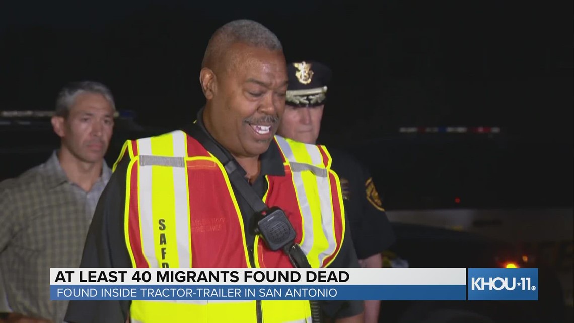San Antonio Fire Chief: 'We're not supposed to open up a truck and see stacks of bodies'