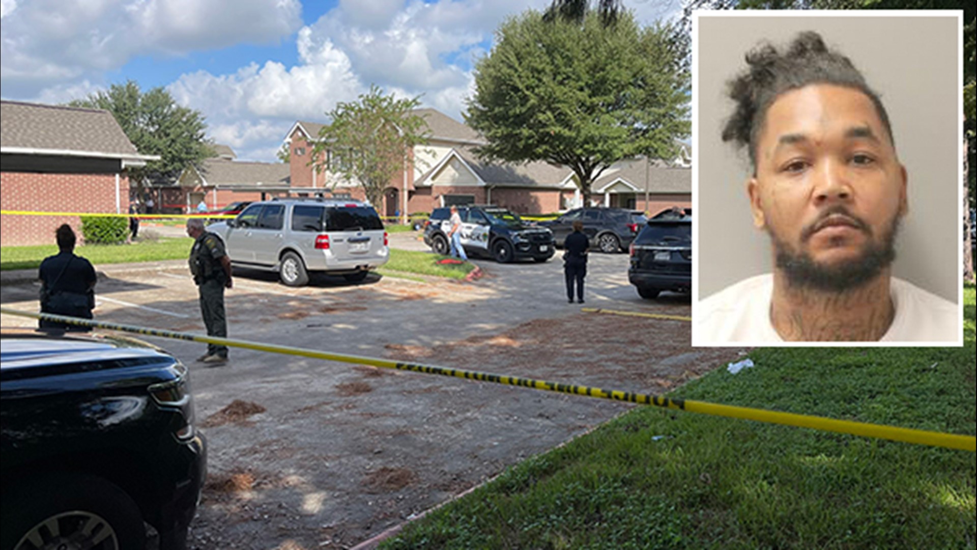 Suspect Deon Ledet died in a shootout with HPD officers at a northeast Houston apartment complex. Officer William "Bill" Jeffery was also killed, police said.