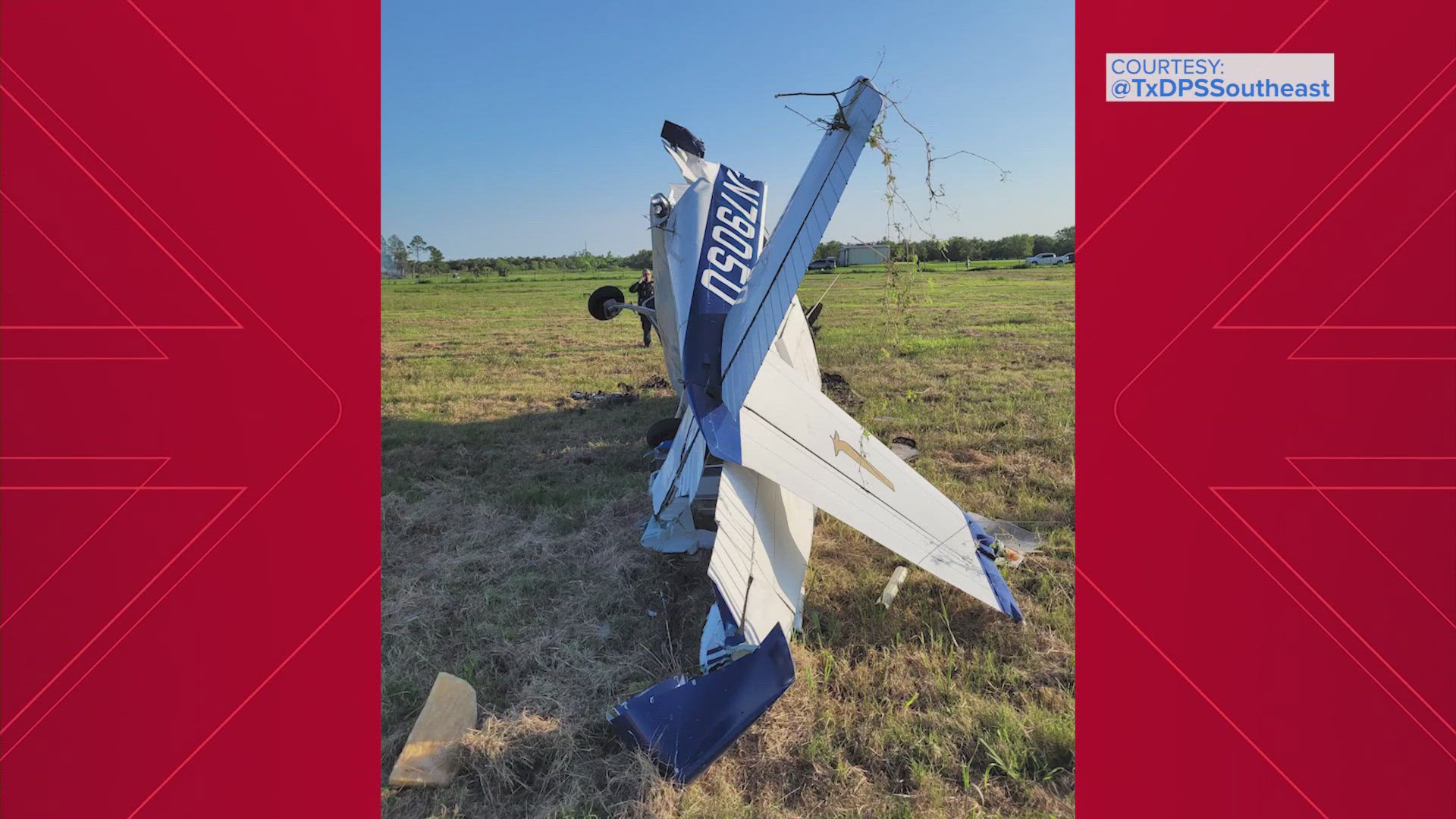 Texas Department of Public Safety officials said the pilot was the only person on board at the time of the crash.