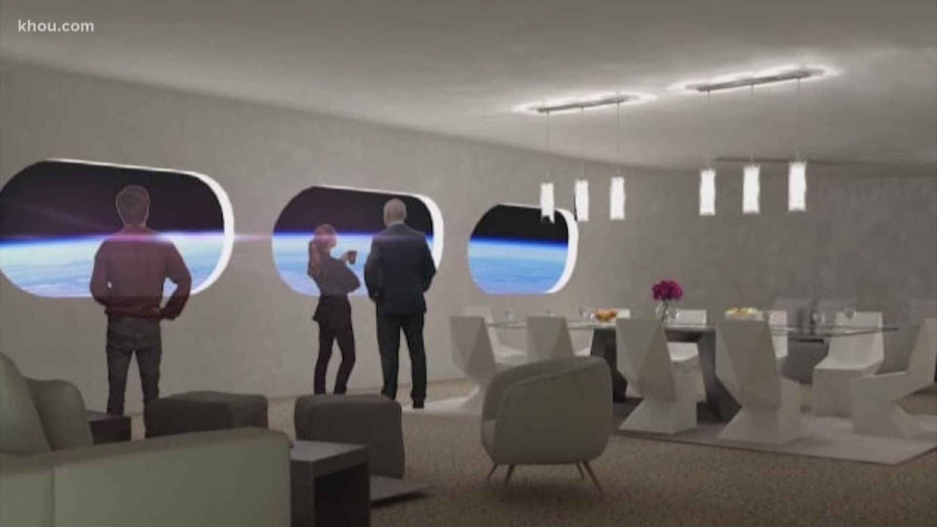 A California company hopes within the next decade, space could be your next vacation destination.