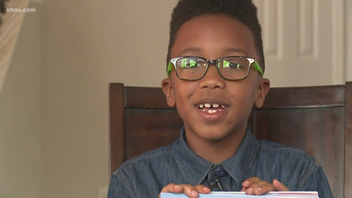A local 8-year-old is doing something most could never dream of at his age. He's combining basketball and books.