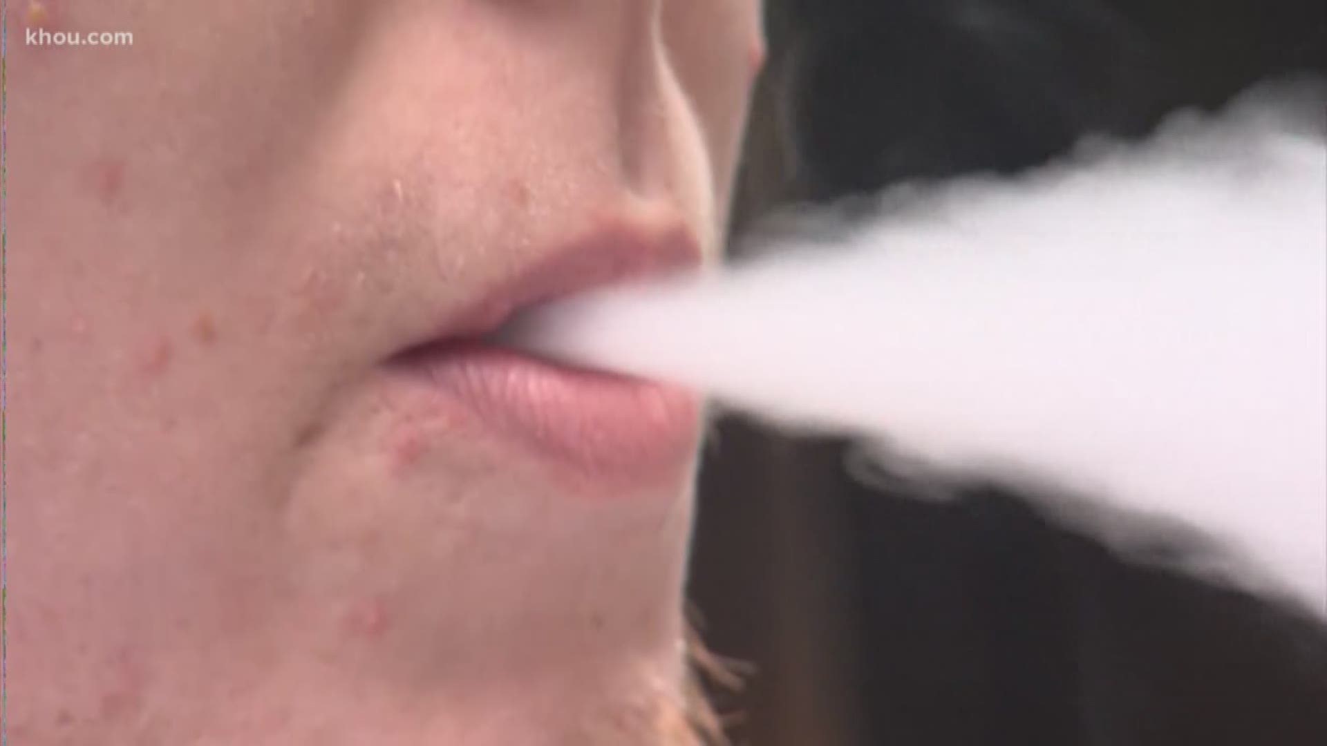 According to the latest federal data, the percentage of high school age children reporting e-cigarette use in the past 30 days rose 75 percent from last year.