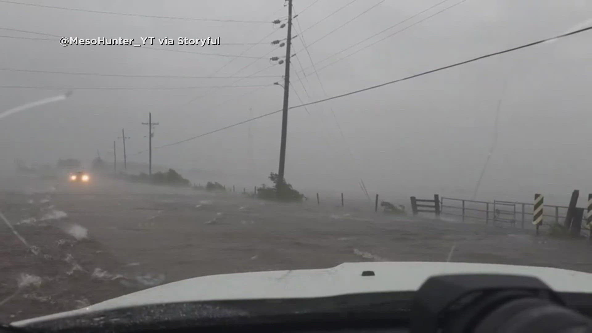 The storm has pushed through Louisiana and is on its way to Mississippi.