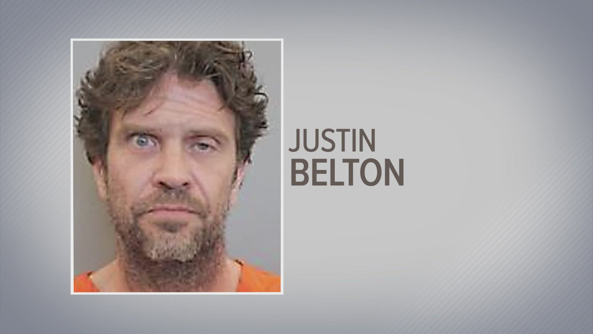 Justin Reilly Belton, 44, is charged with four counts of cruelty to animals.