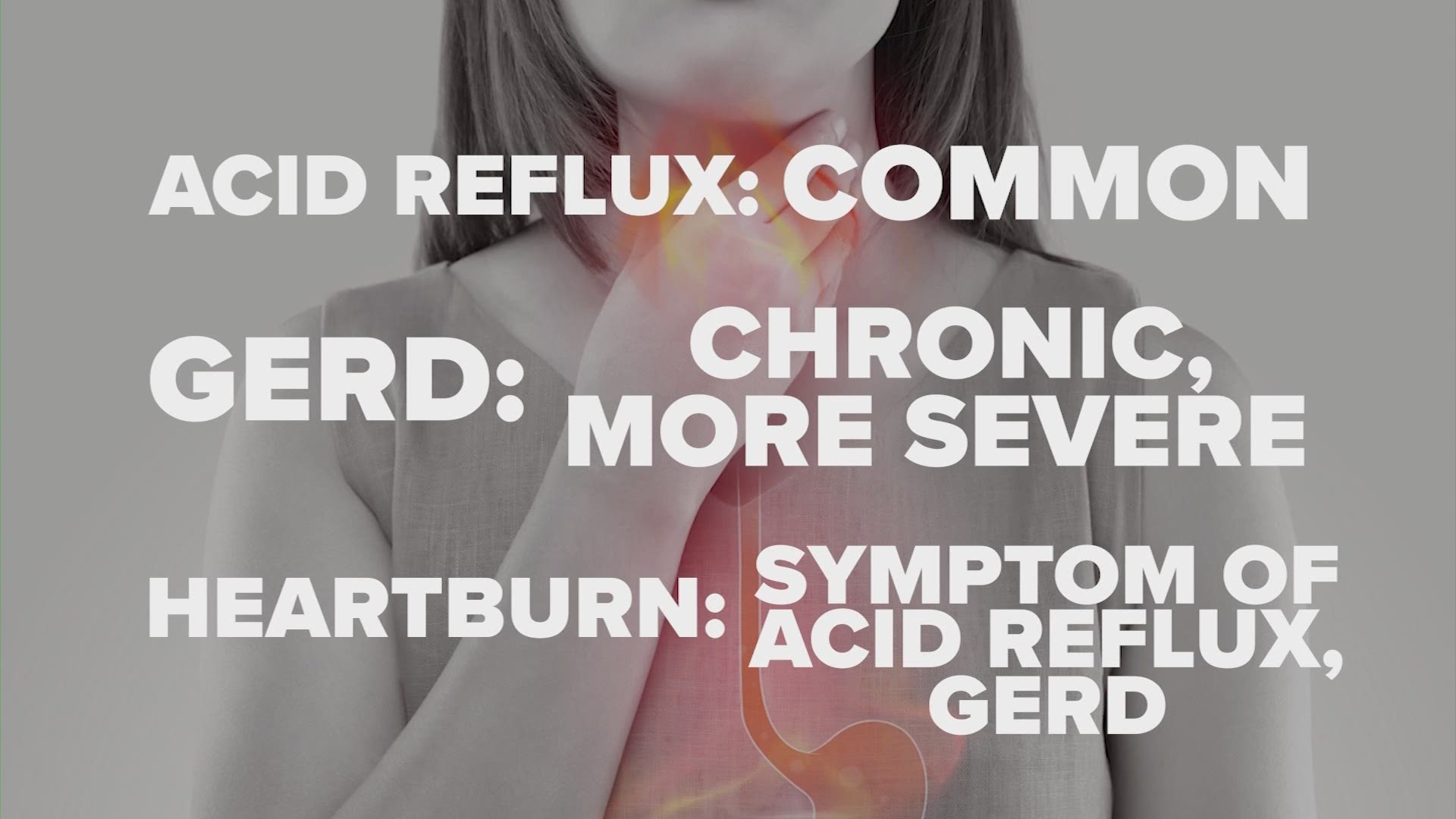 Between red meat, spicy or fried foods, alcohol and tomatoes, there are many things that can trigger acid reflux. Sometimes it's an indication of a bigger problem.