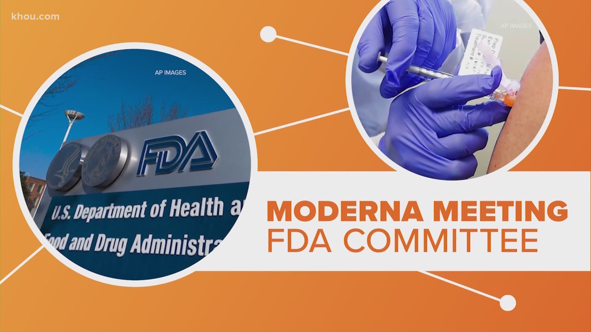 A FDA vaccine advisory committee is meeting Thursday to decide whether to recommend authorizing the Moderna coronavirus vaccine.