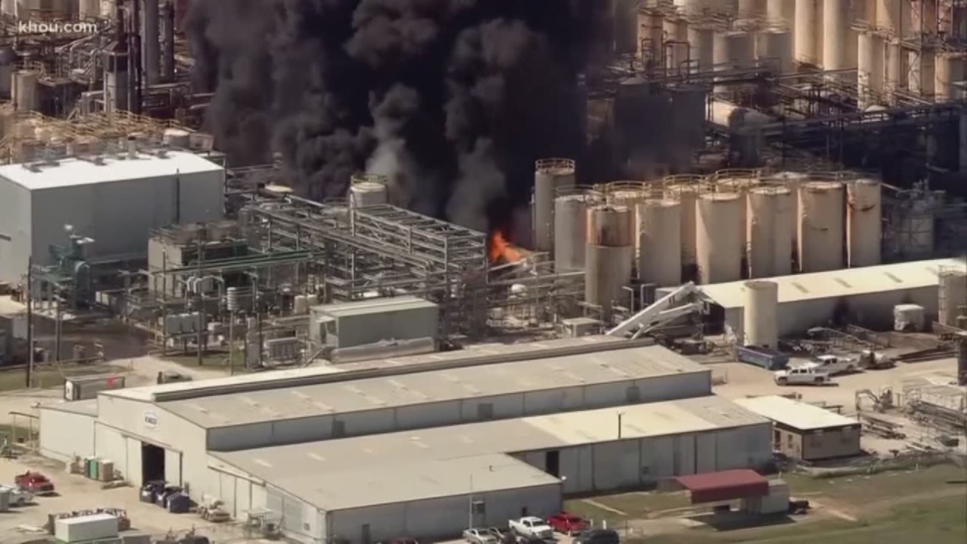 The fire marshal's office has interviewed 50 people about the KMCO plant explosion in Crosby.