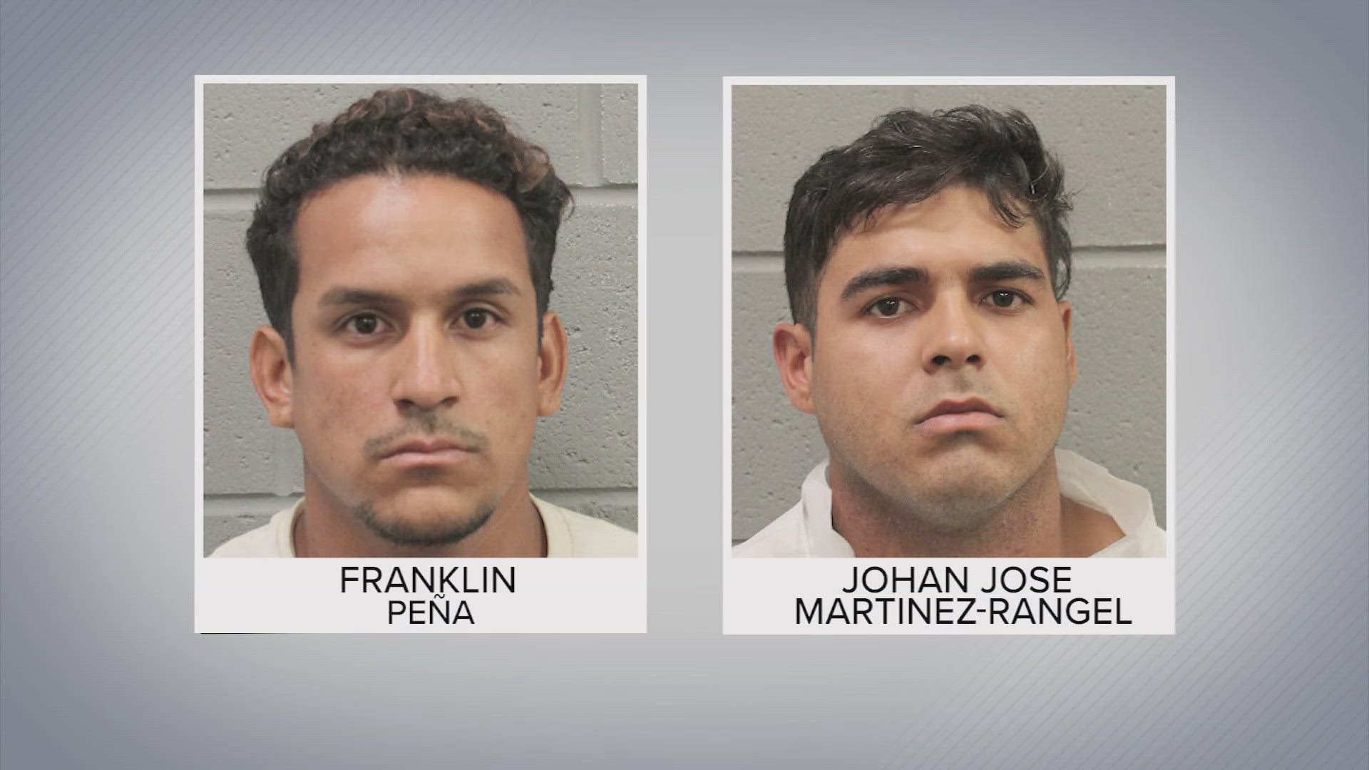 Franklin Jose Peña Ramos, 26, and Johan Jose Rangel Martinez, 22, are both charged with capital murder in the death of 12-year-old Jocelyn Nungaray.