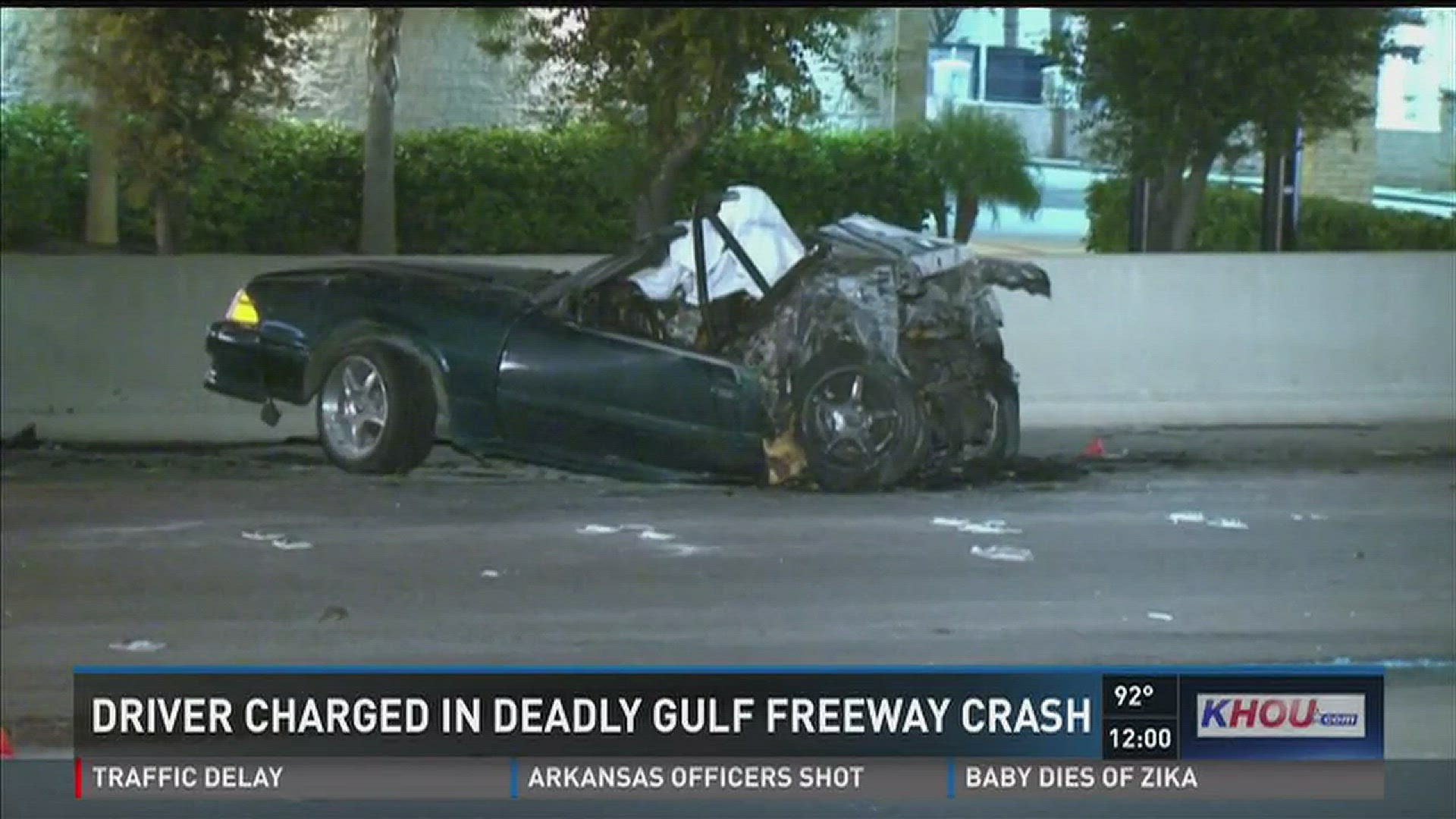 2 dead after fiery, 2-vehicle crash on Gulf Freeway | khou.com