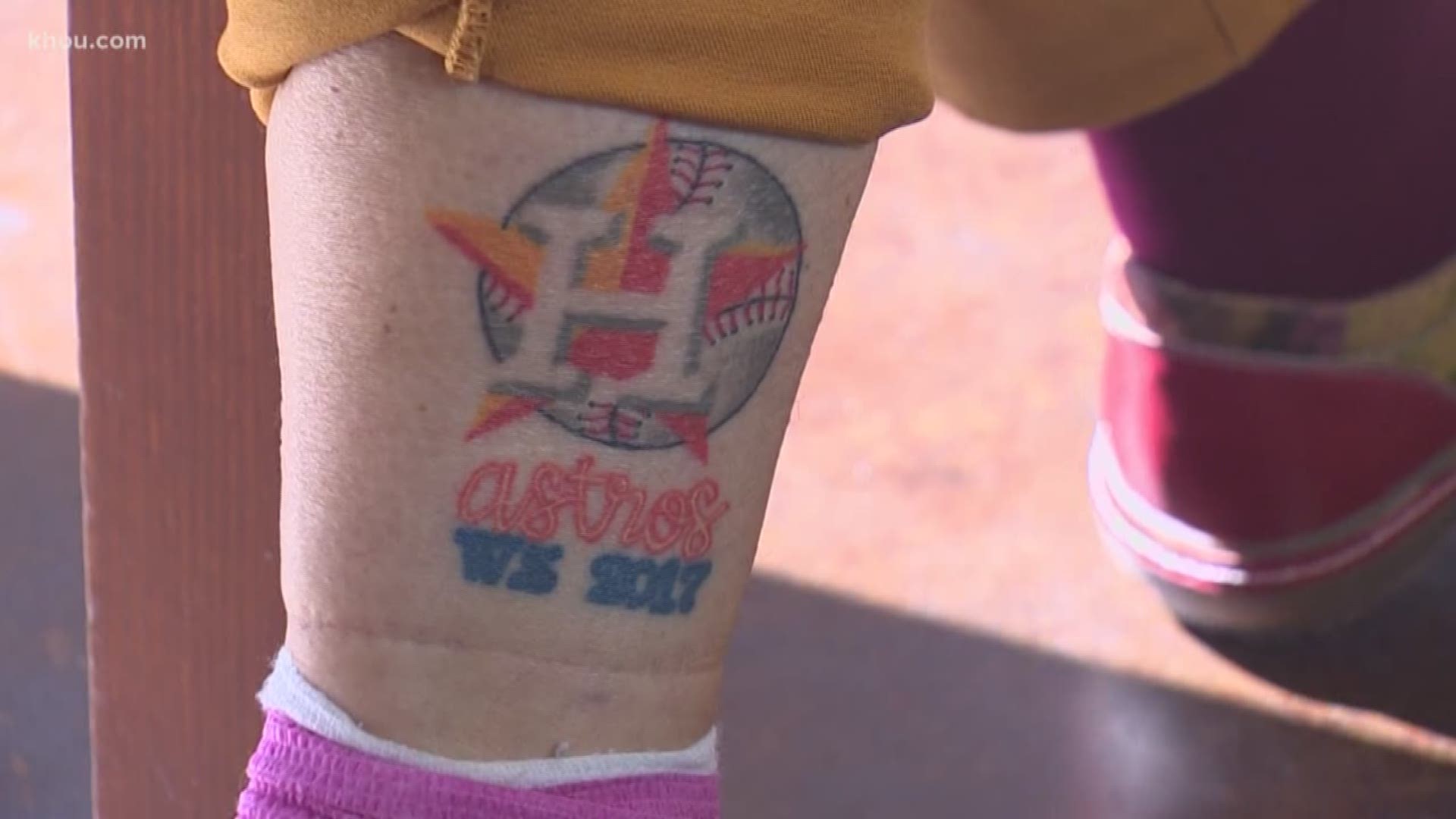 Fans are doubling down on loyalty to the Astros by proudly showing off their tattoos, which includes A.J. Hinch's signature permanently inked on a man's arm.