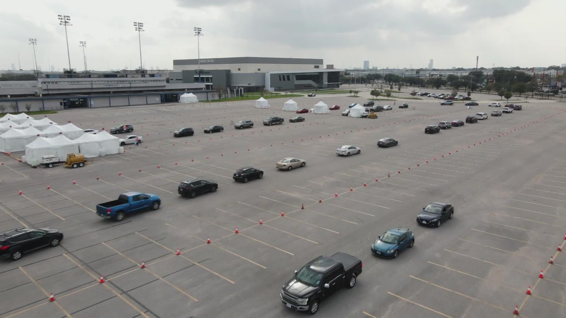 The city opened a new mega testing site at Delmar Stadium. Plans are set to open two more within the next week.