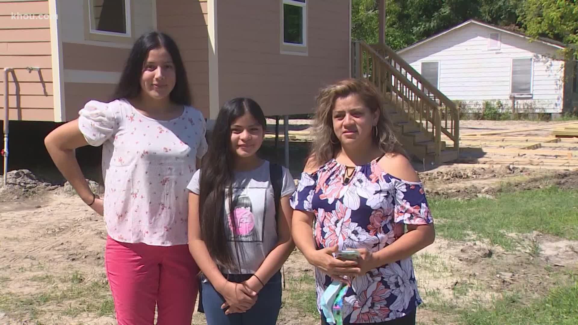 Betzabe Gomez, who asked Santa for a new home after hers was damaged during Hurricane Harvey, will soon move into a new home with her family.