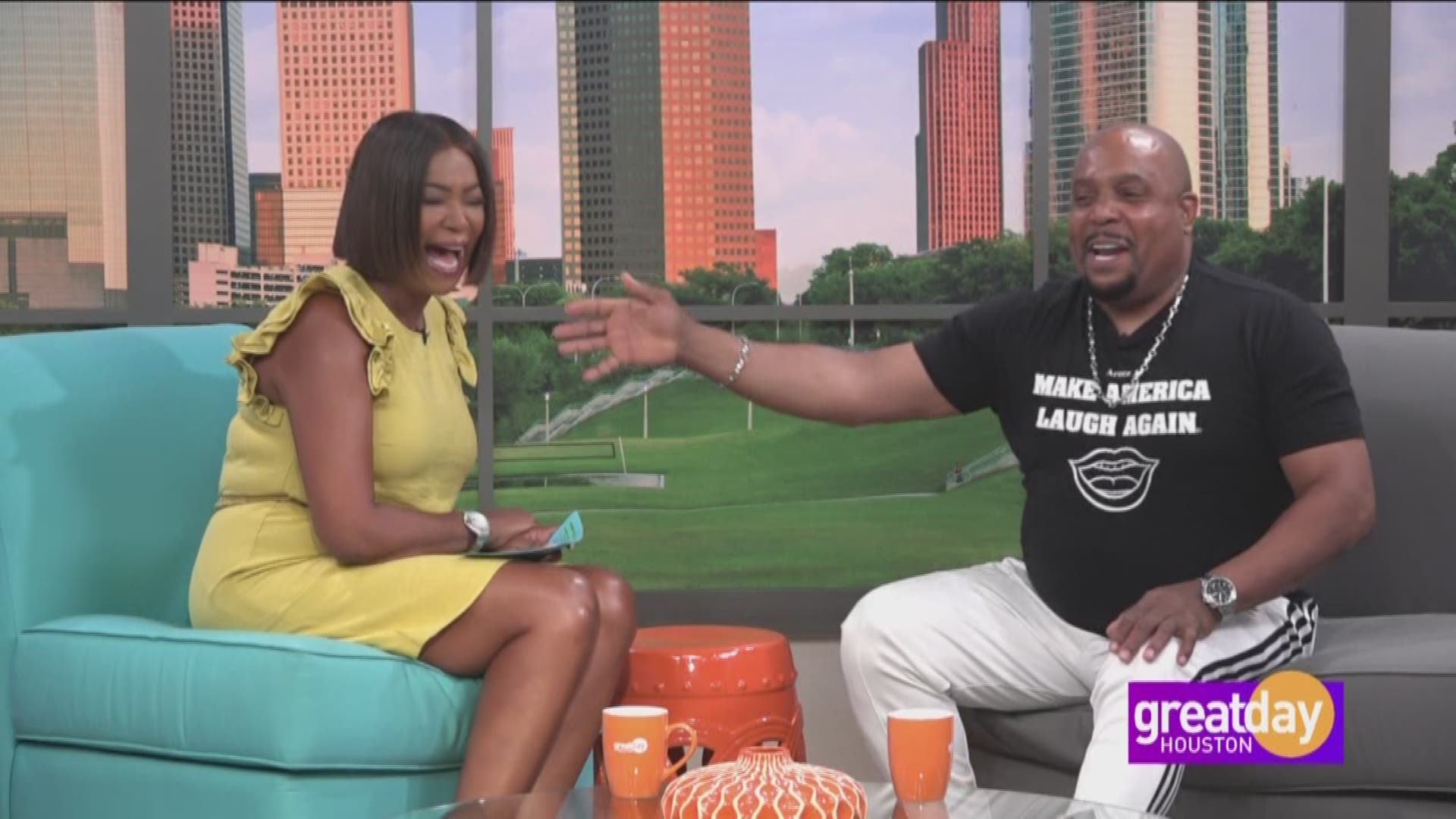 Comedian Arnez J stops by Great Day before hitting the Houston Improv ...