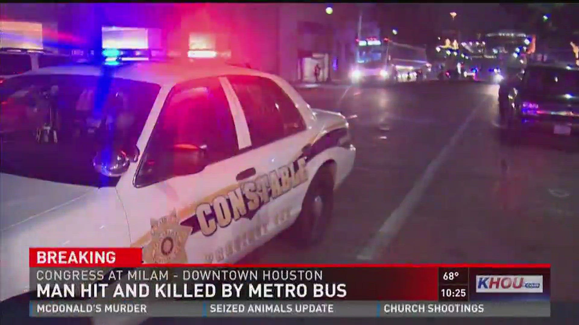 METRO bus hits, kills pedestrian in downtown Houston | khou.com