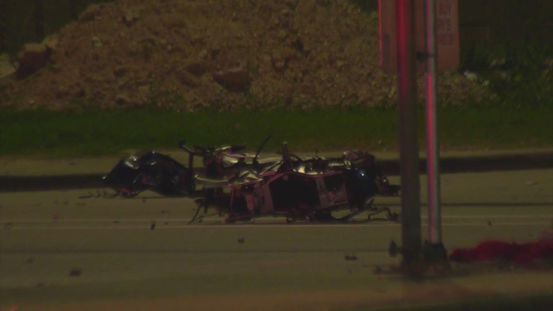 Hpd Police Chase With Stolen Car Ends In Deadly Crash At North Freeway And Fm 1960