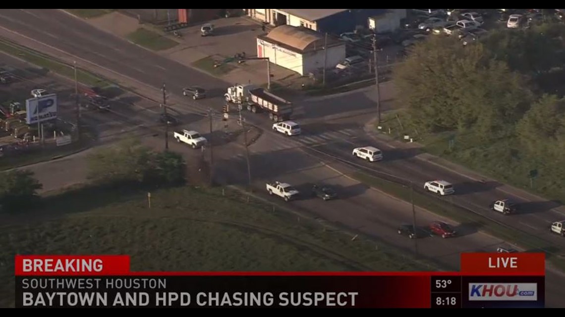 Photos: Chase suspect leads Houston police on bizarre chase | khou.com