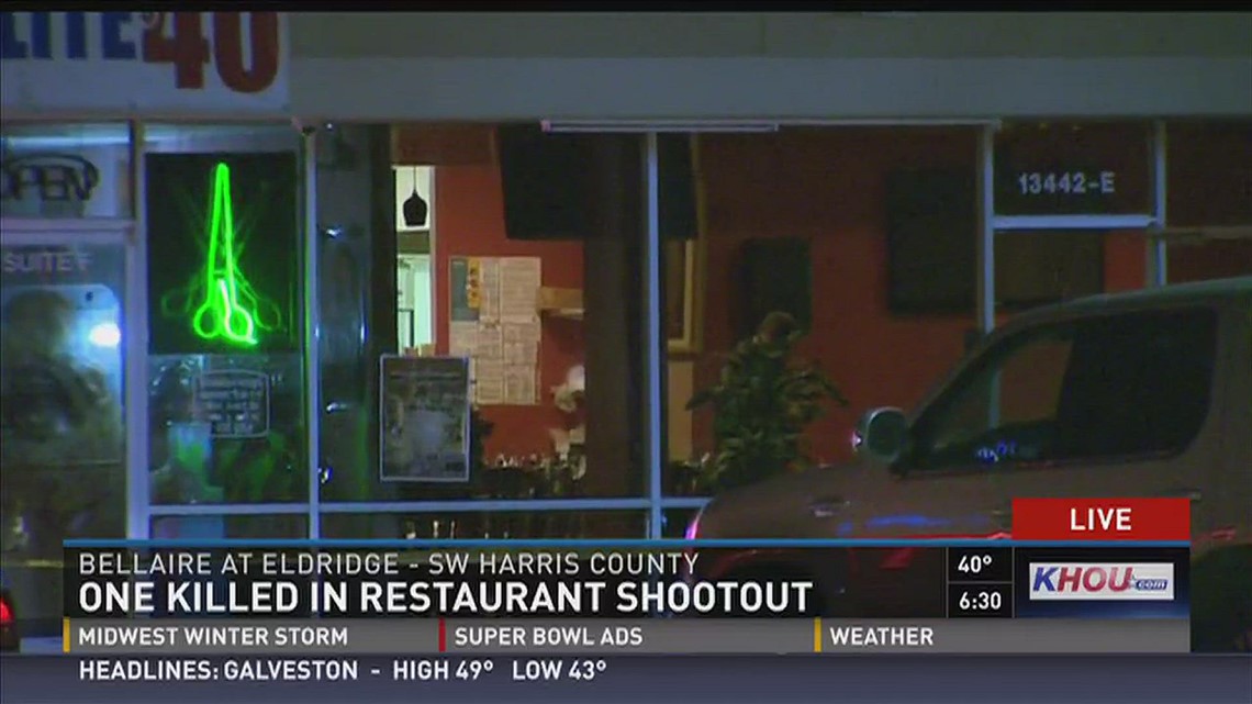 Robbery suspect killed in restaurant shootout | khou.com