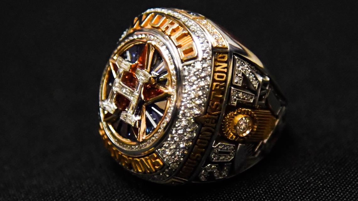 Astros receive their welldeserved World Series rings in pregame