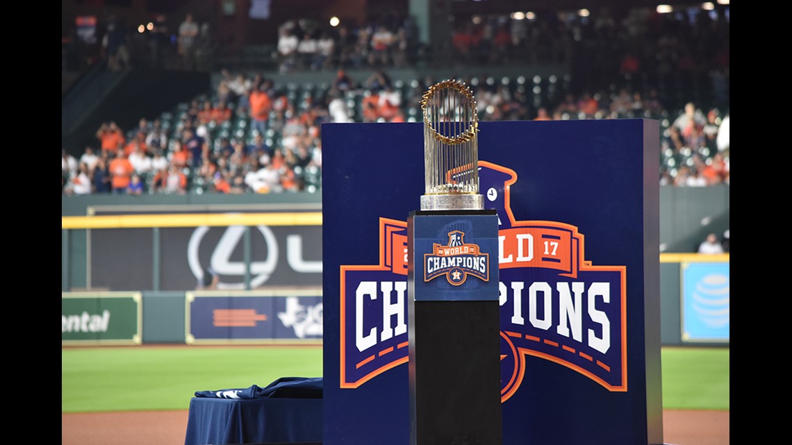 Astros receive their welldeserved World Series rings in pregame