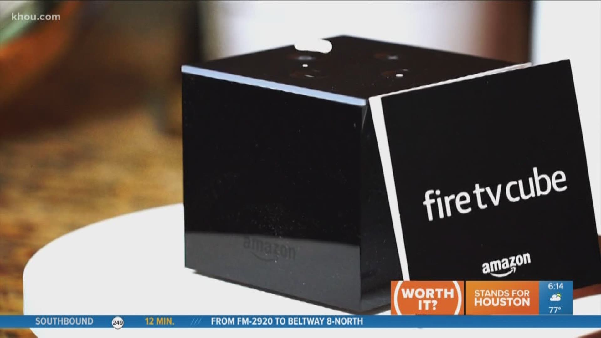It's the Echo speaker "Alexa" and streaming content rolled into one. The new Amazon Fire TV Cube is currently priced at $119.99.