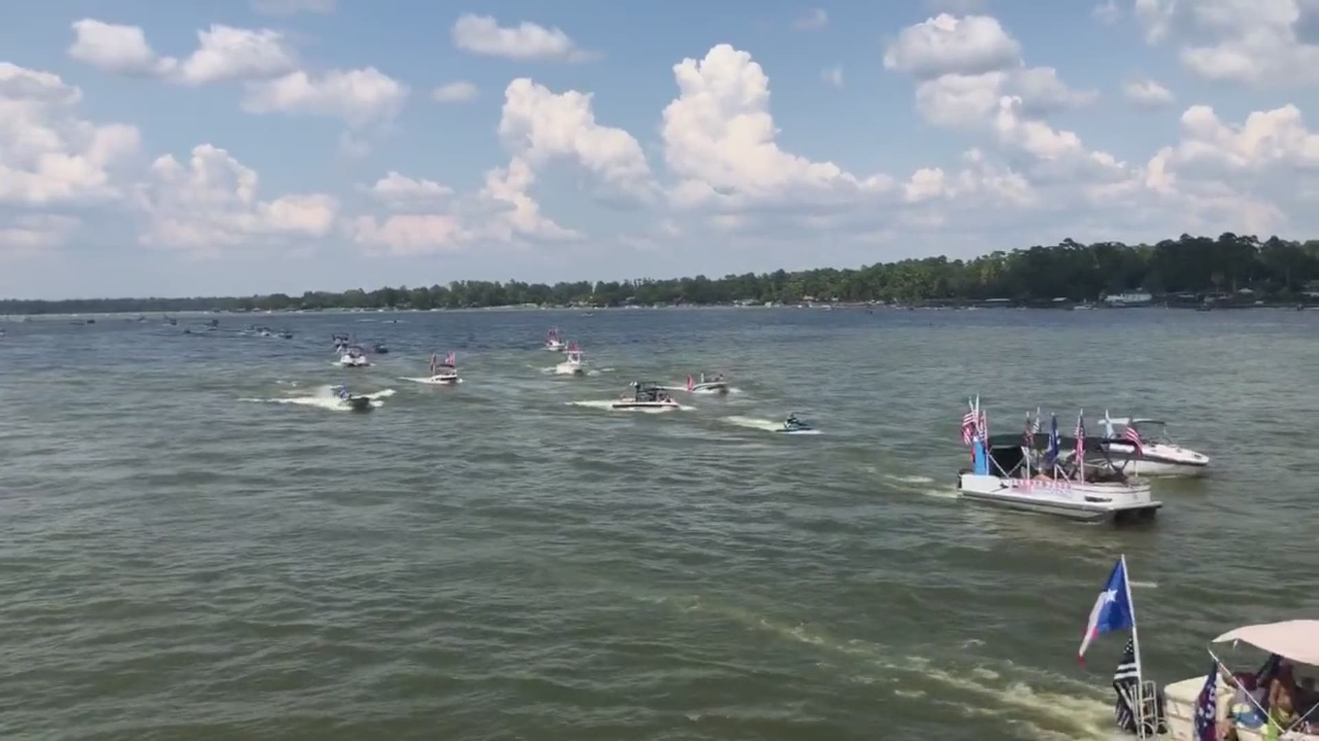 Lake Houston Trump Parade
