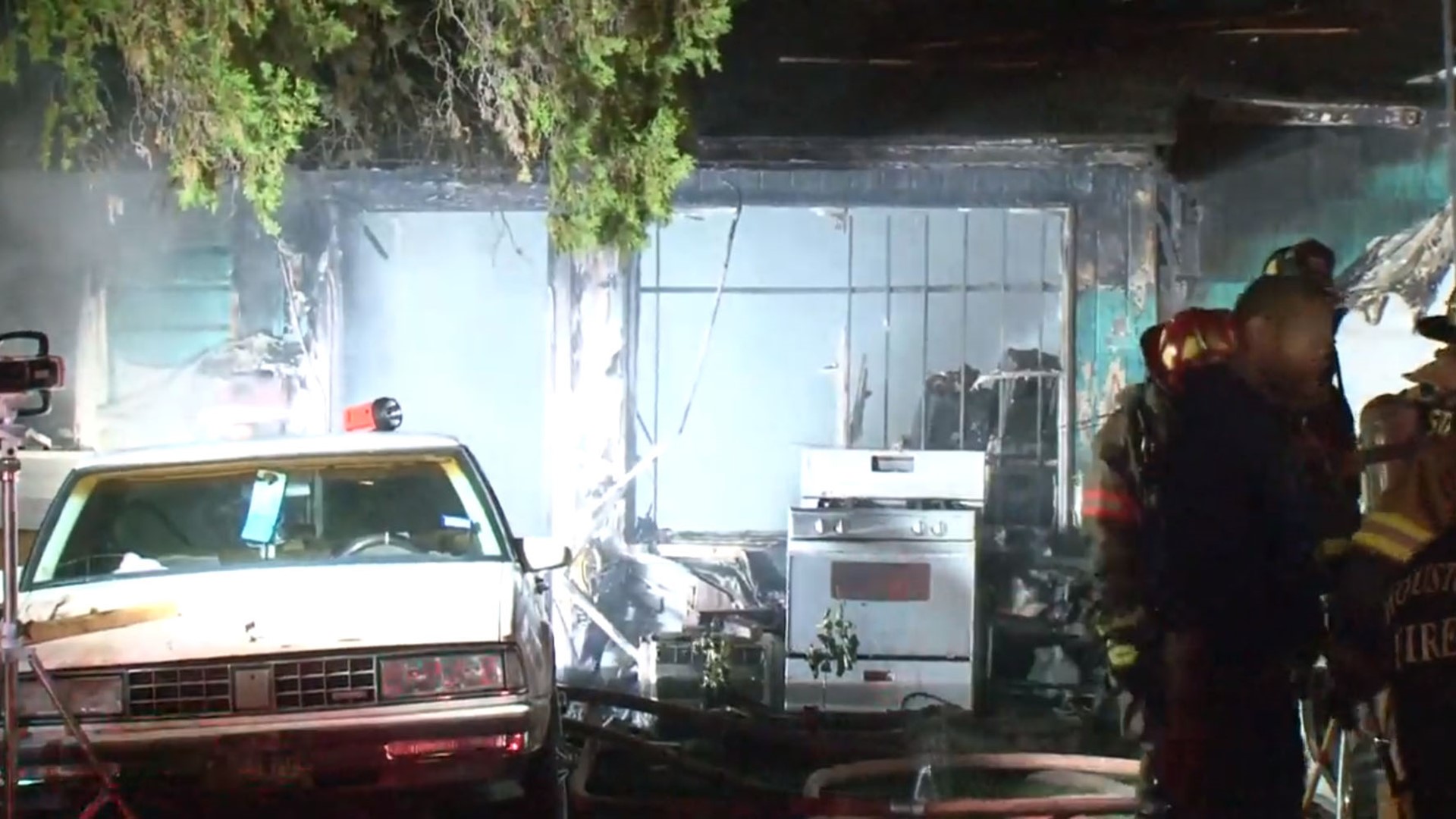 HFD: Man safe after space heater sparks house fire overnight | khou.com