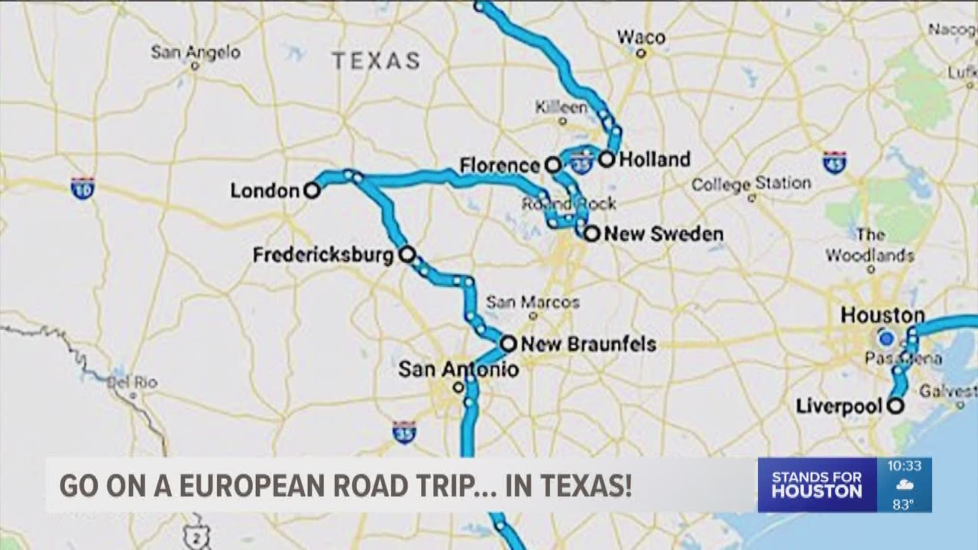 Go on a European road trip...in Texas!