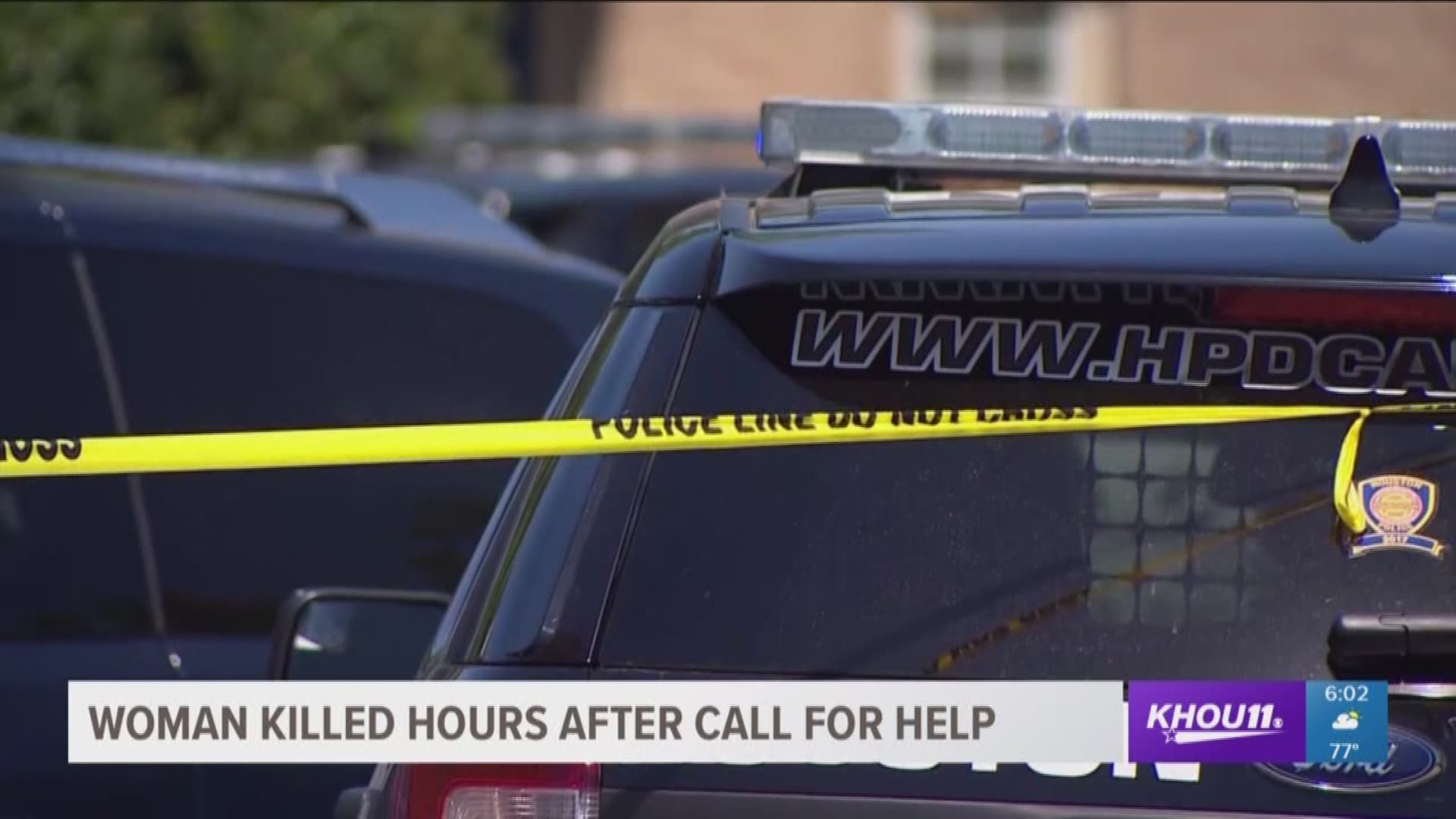 A woman did call police for help but she was killed hours later.