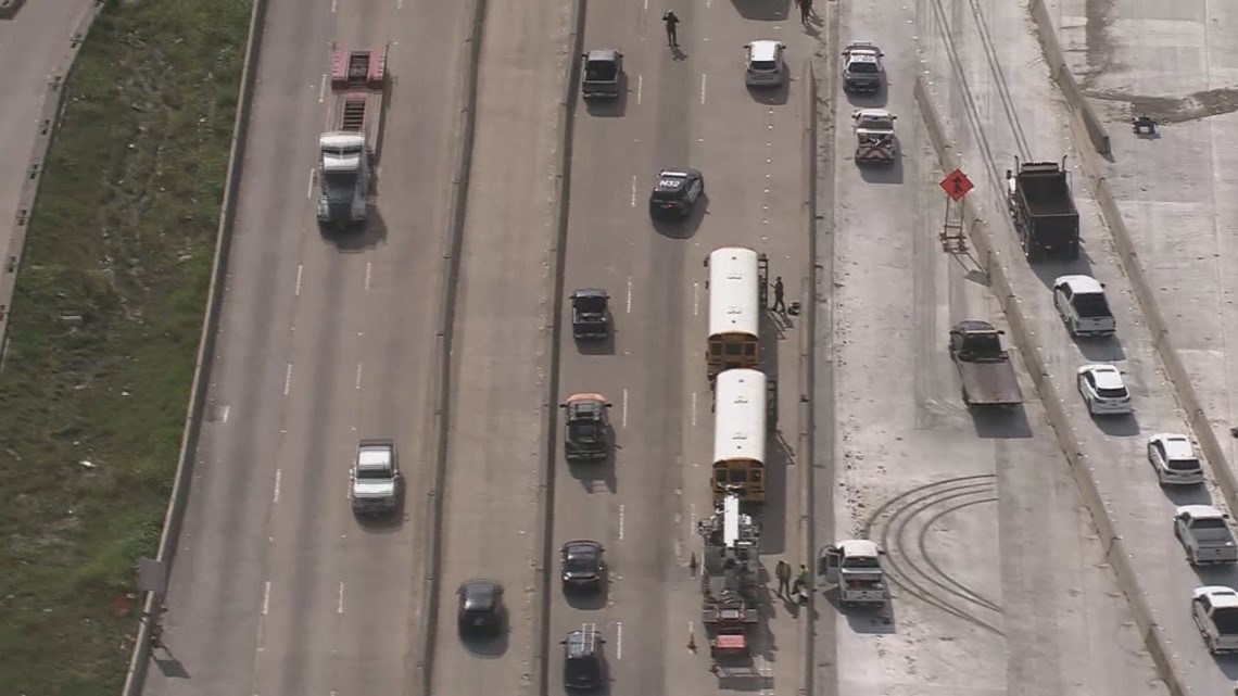 Navasota ISD buses filled with fifthgraders involved in wreck with