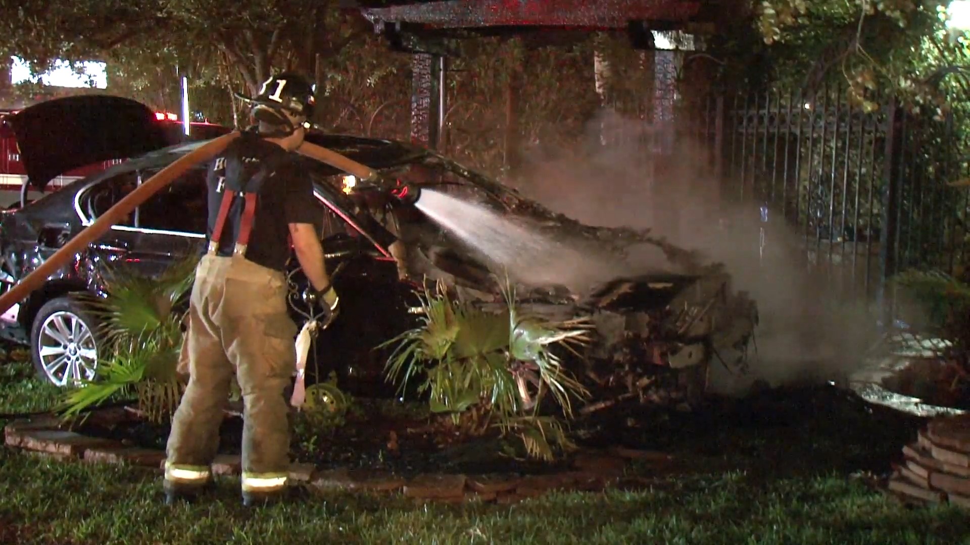 Photos: Driver extricated from car after 2-vehicle collision in NW ...