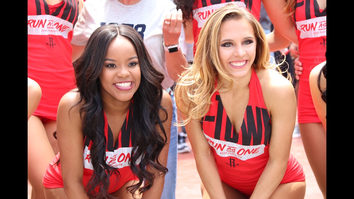 Anna Rockets Fans Photos | Fans take over the Toyota Center to cheer on Rockets in ...